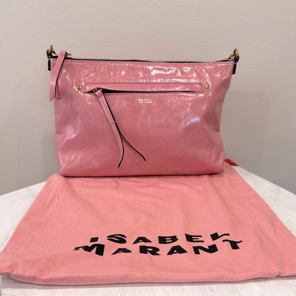 🔥Isabel Marant Glossy Pink Shoulder Bag🔥 - Picture 1 of 9